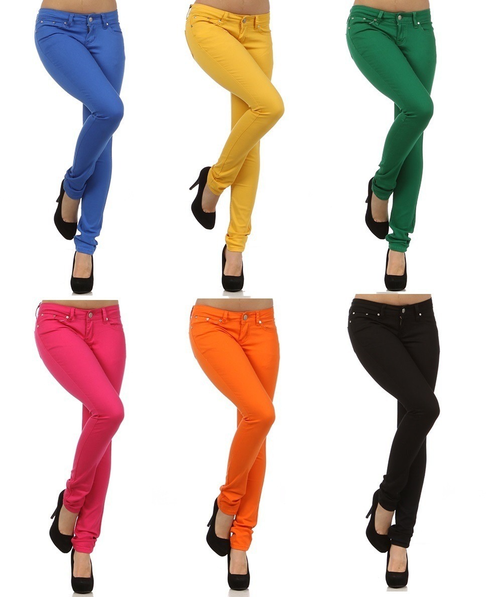 mercado livre calças coloridas femininas