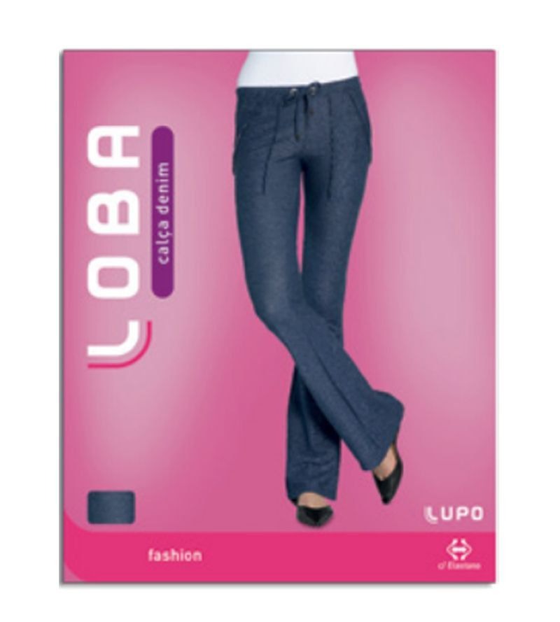 calça imita jeans feminina