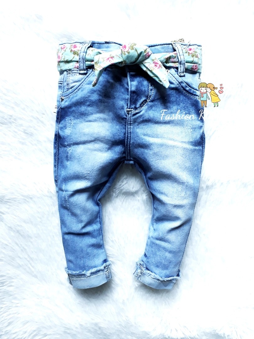 calca jeans para bebê