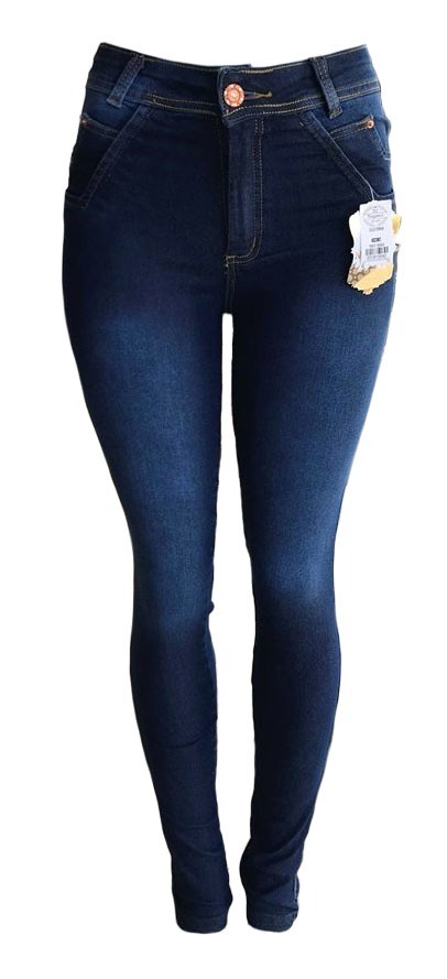 calça jeans azul marinho