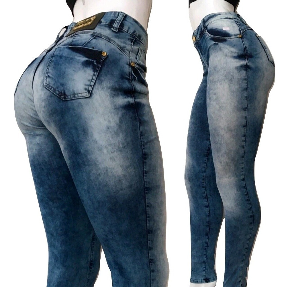calças jeans cintura alta mercado livre