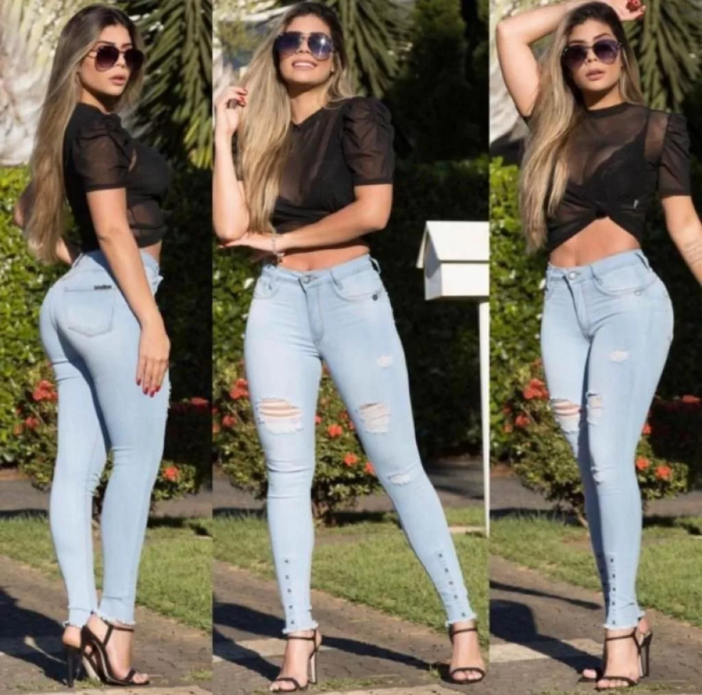 calça palazzi jeans