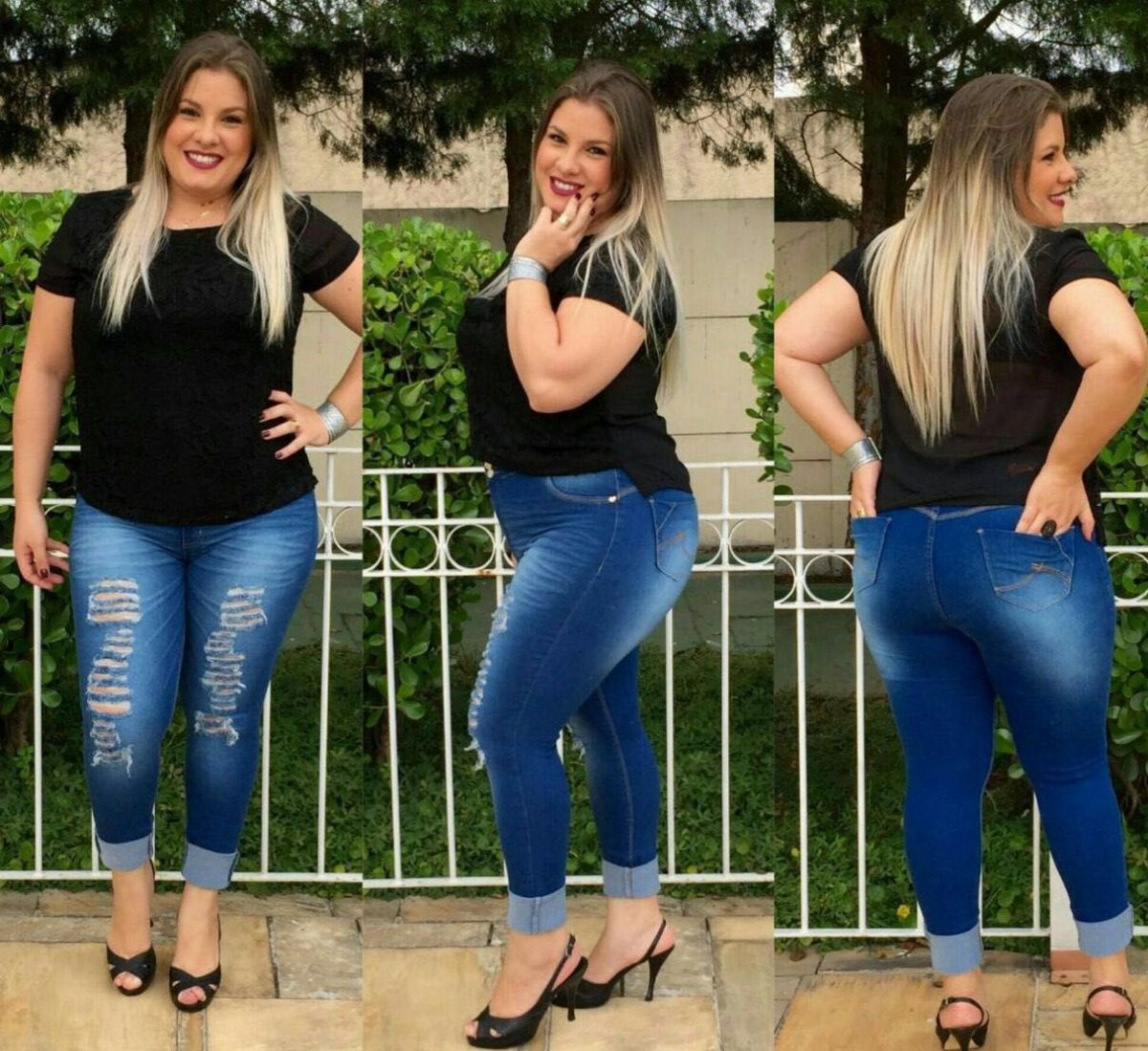 calca jeans feminina 46