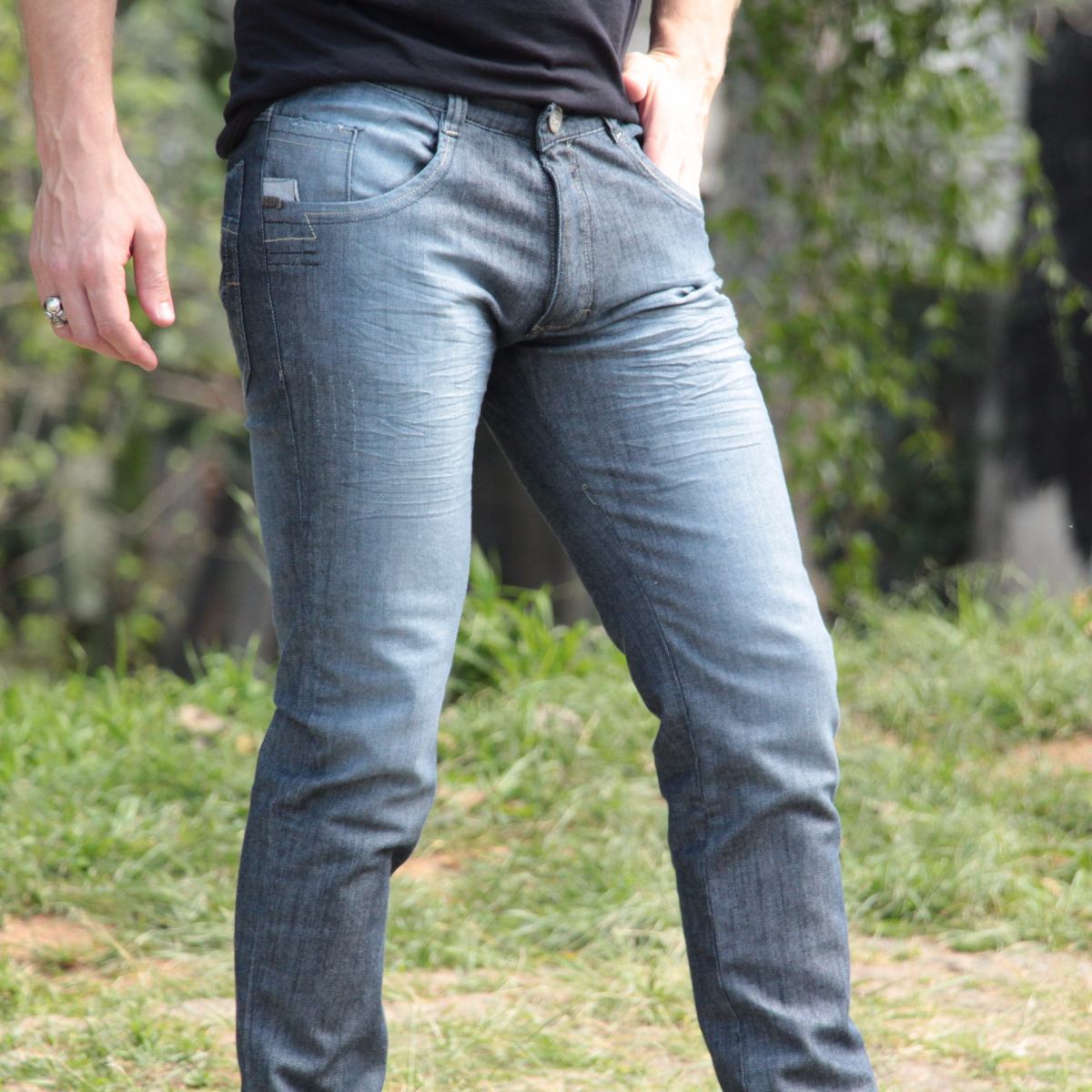 Calça Jeans Masculina Skinny Barata R 75,00 no MercadoLivre