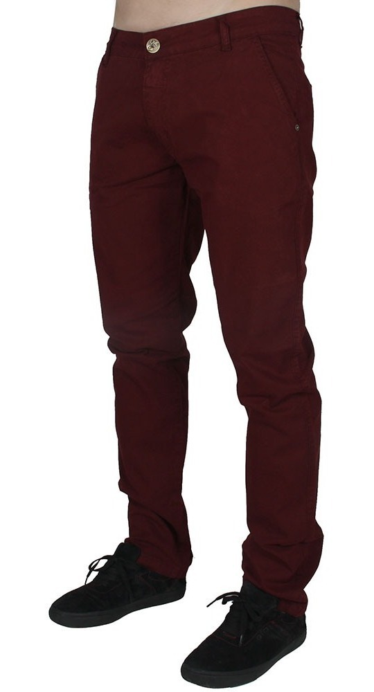 calça masculina cor vinho