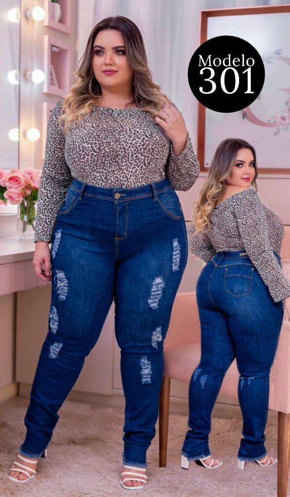 calças jeans plus size baratas