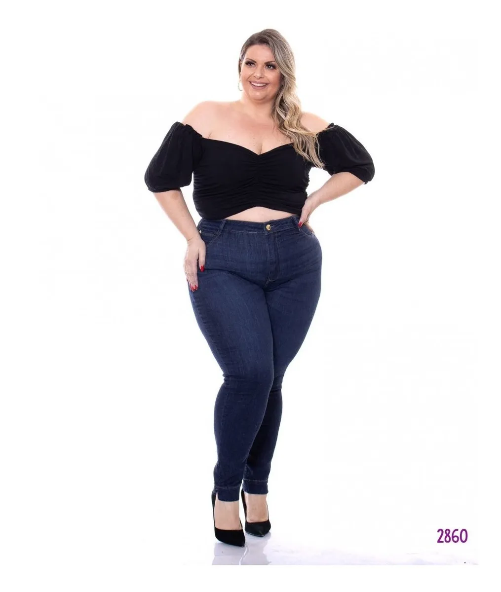 DONNA CHICA | Calça Jeans Skinny Basic Plus Size Legião Denim Ri19 - R$ 139,99