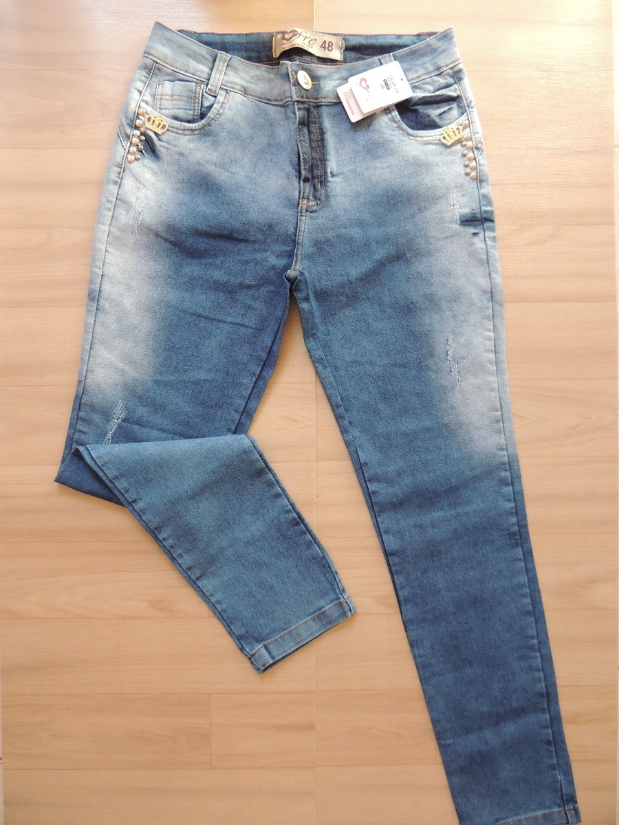 calça jeans tamanho 48
