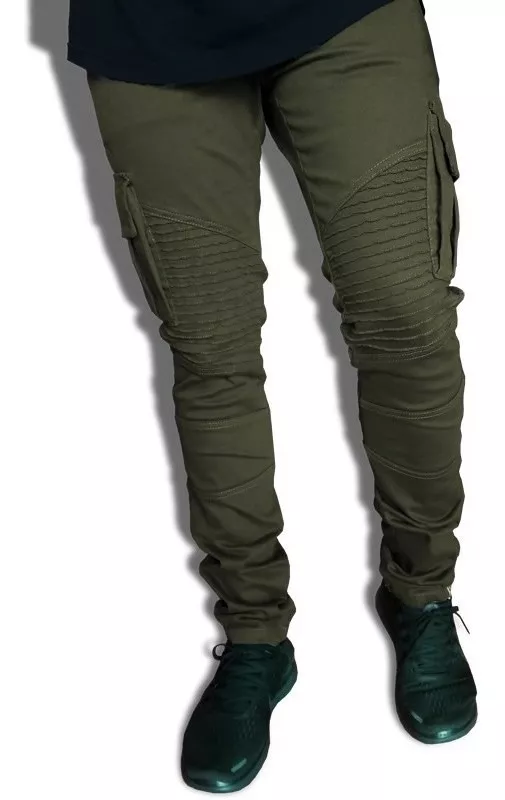 calça jeans biker jogger