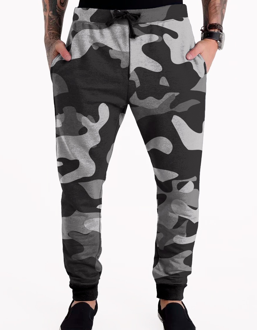 calça moletom militar masculina