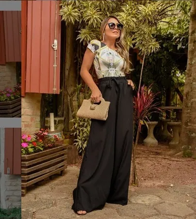 calça pantalona moda 2019
