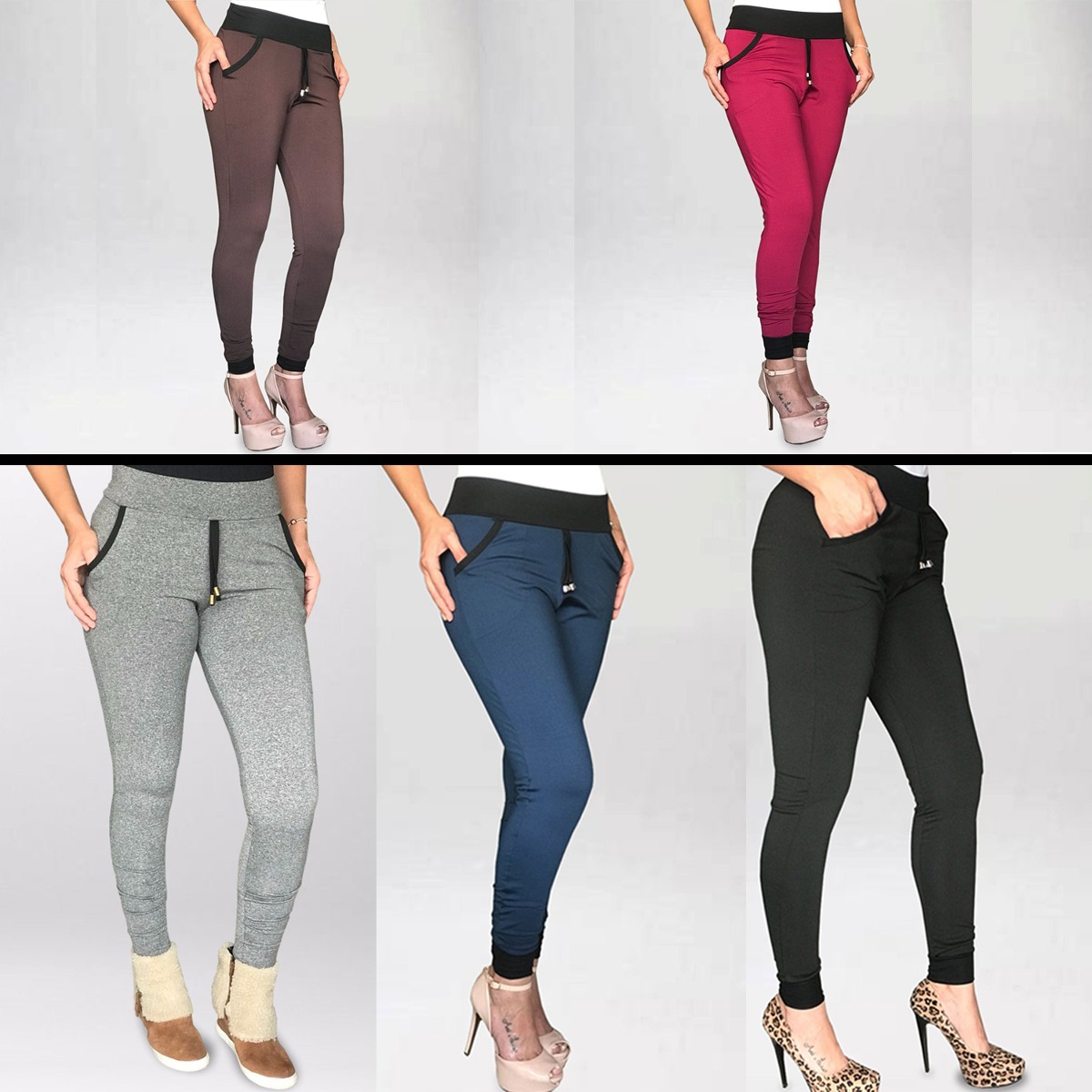 calça legging tipo moletom