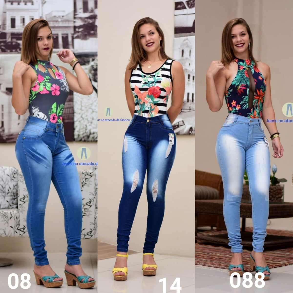 calças jeans feminina mercado livre