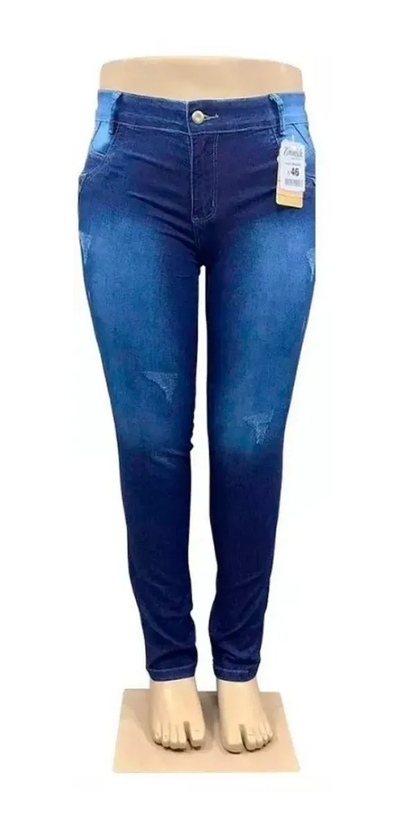 ATACADO MODA ONLINE | Calças Jeans Plus Size Kit Com 3 Unidades Atacado - R$ 178,90