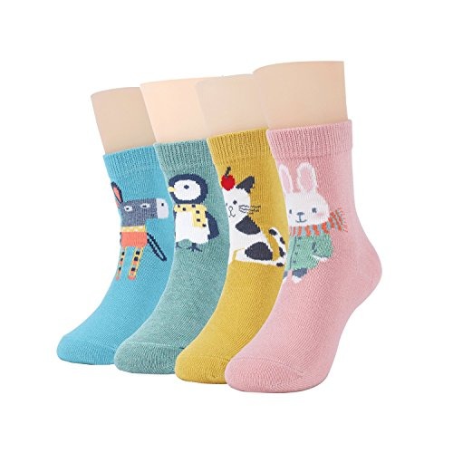 VBIGER 5 pares Ni/ños Ni/ñas Calcetines de Algod/ón Calcetines de Lindo C/ómodo para oto/ño 3-7 A/ños