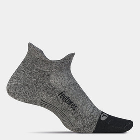 Calcetines Elite Light Cushion No Show Tab Gray - Feetures