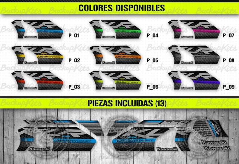 Calcomanias Klr 650 Performance 2016 / Kit De Graficos ...