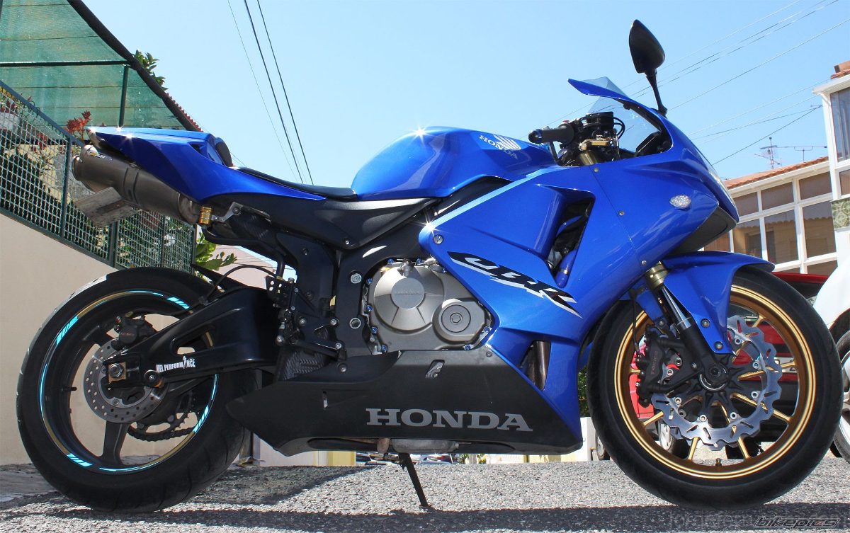 Calcos Honda Cbr 600 Rr 2005 Moto Azul 266200 En Mercado Libre