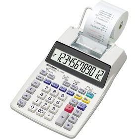 Calculadora C/ Impressora Sharp El-1750v Com 12 Dígitos
