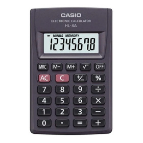 Calculadora Casio De Bolsillo Hl-4a Somos Tienda