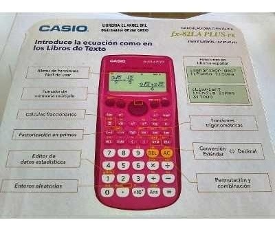 Calculadora Cientifica Escolar Y Universitaria De Dos Lineas Color Rosa