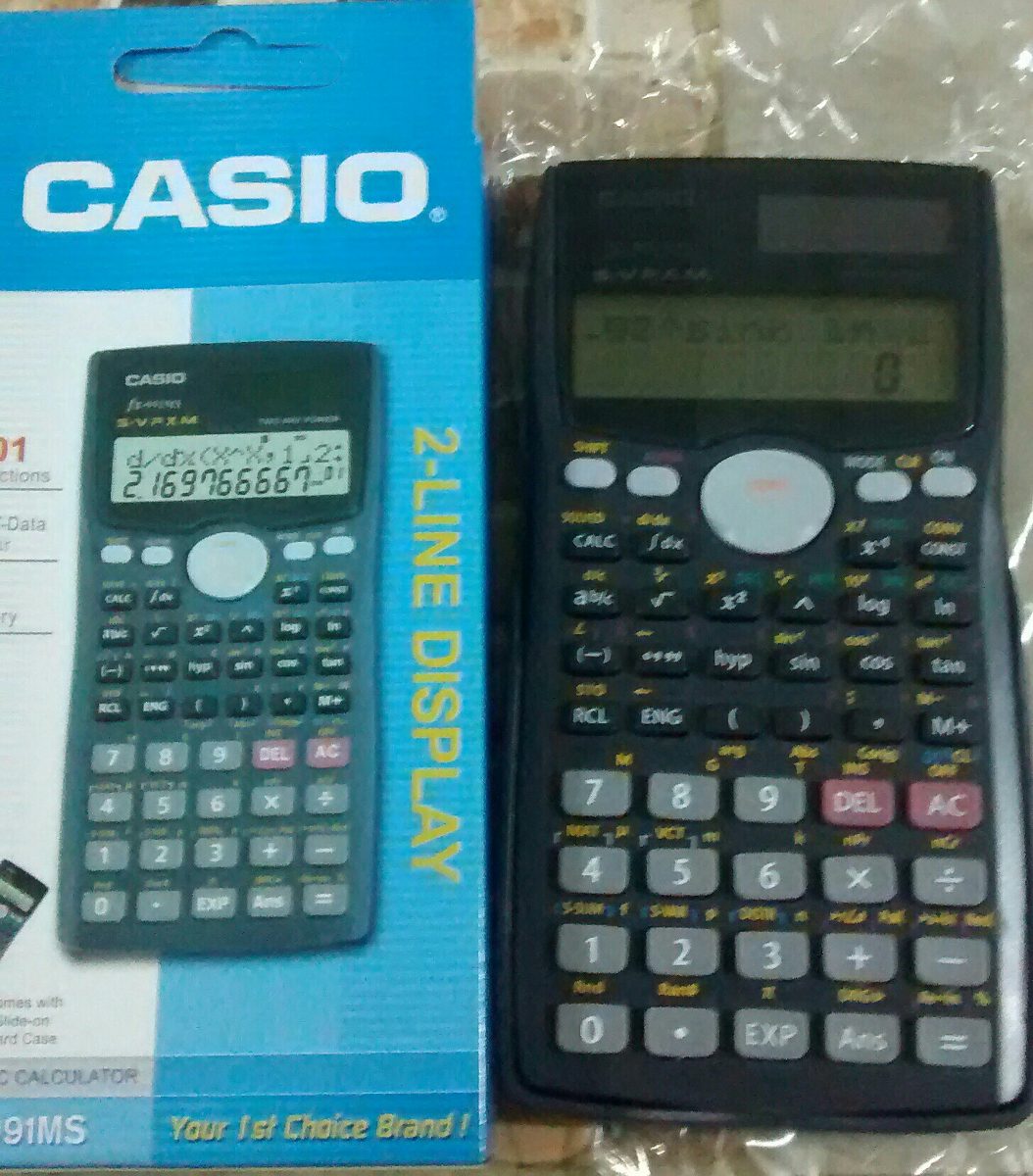 Calculadora CientÃfica Casio Fx-991ms Plus 401 Funciones - Bs. 19,00 en Mercado Libre