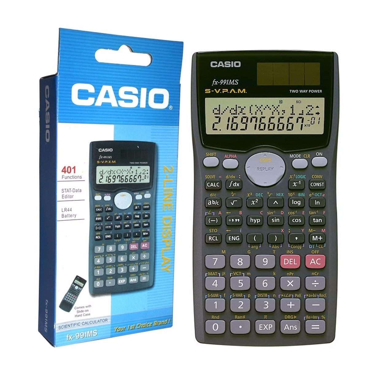Calculadora Cientifica Casio Fx-991ms Solar Envio Imediato ...