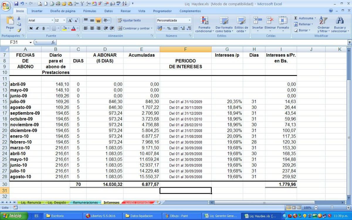 ministerio trabajo honduras calculo prestaciones