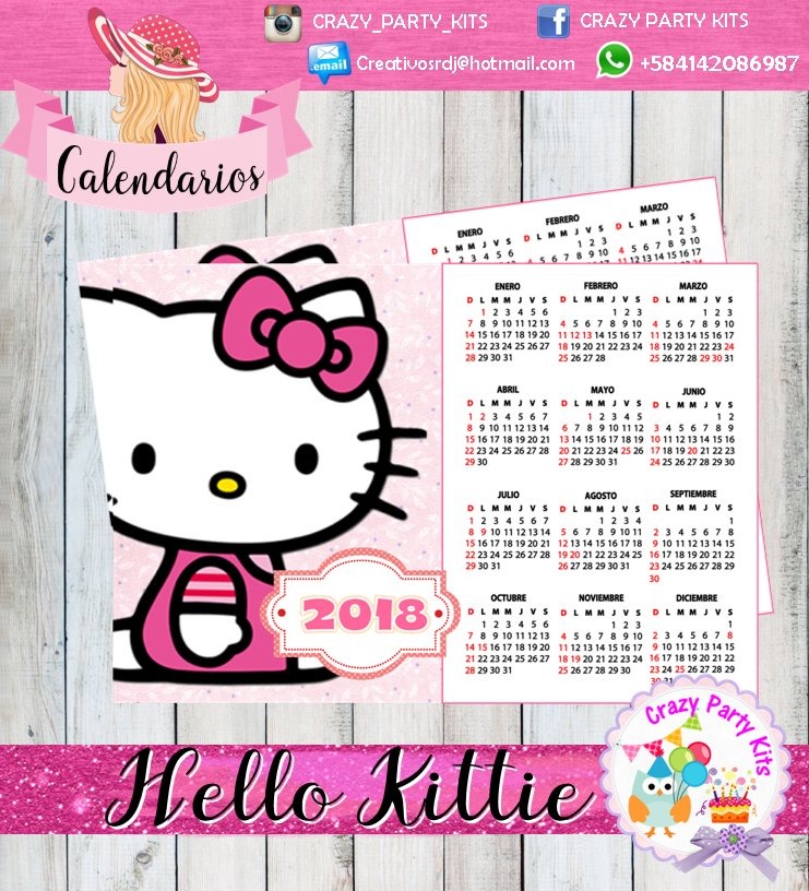 Calendario Hello Kitty 2018: ¡Imprime y disfruta de tus fechas con estilo! Calendario Hello Kitty 2018: ¡Imprime y disfruta de tus fechas con estilo!