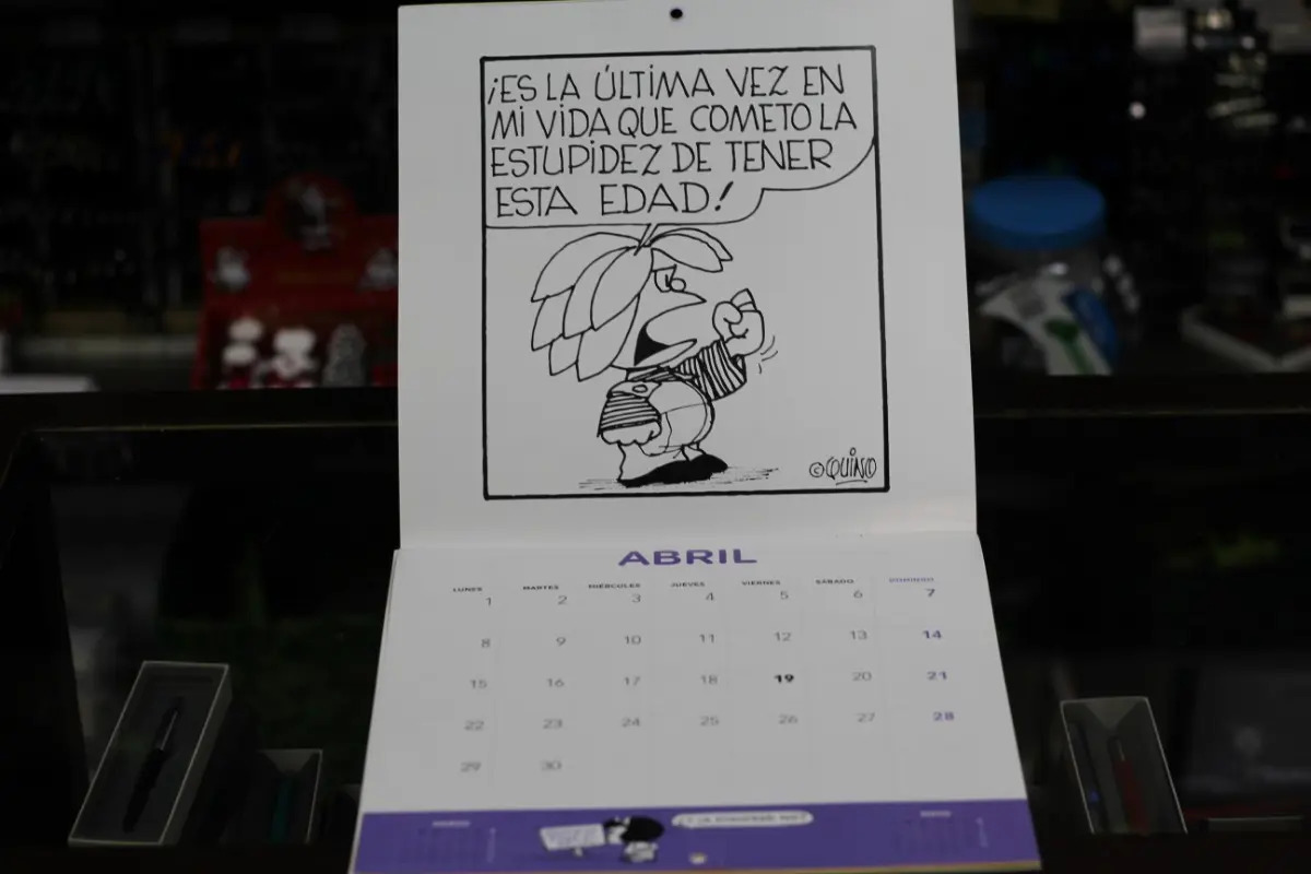Descarga el calendario 2019 de Mafalda para imprimir