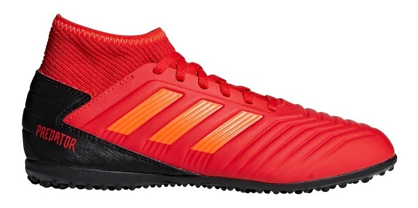 Calzado adidas Predator 19.3 Tf J Infantil Rojo Del 31 Al 38 - $ 2.690,00  en Mercado Libre