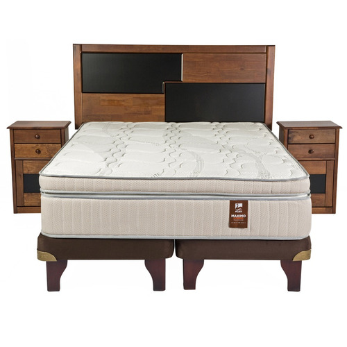 Cama Europea King Flex Maximo Cobre + Muebles Colonia $ 749990 en Cama Europea King Flex Maximo Cobre + Muebles Colonia $ 749990 en