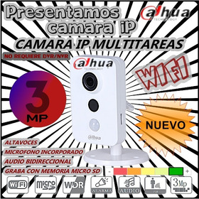 Cámara Dahua Ip Inalambrica Wifi Con Audio Incorporado 3mp