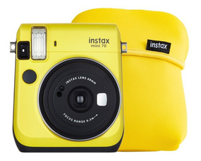 Funda de Piel sint/ética para c/ámara Fujifilm Instax Mini 70 SAIKA
