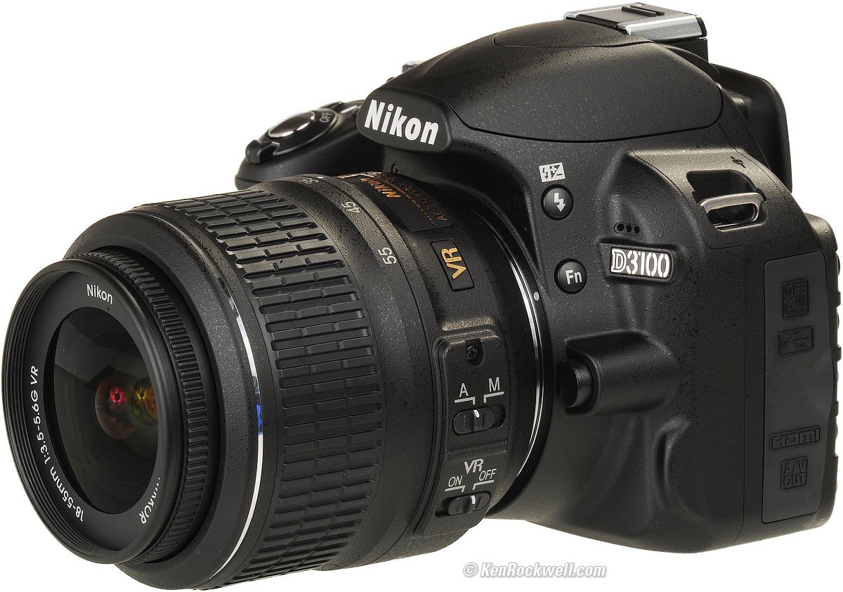 Camera  Nikon  D3100  Lente 18 55mm R 2 390 90 em Mercado 