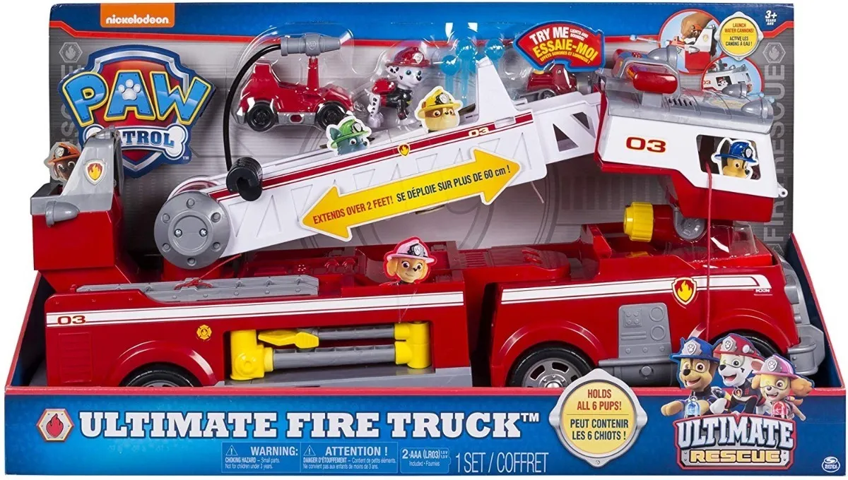 carro de bomberos de paw patrol