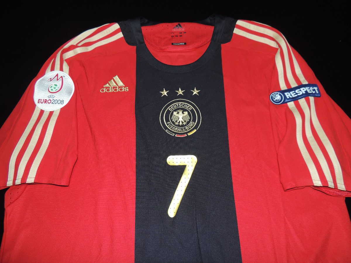 Camisa Alemanha Away Euro 2008 #7 Schweinsteiger Tam. Gg ...