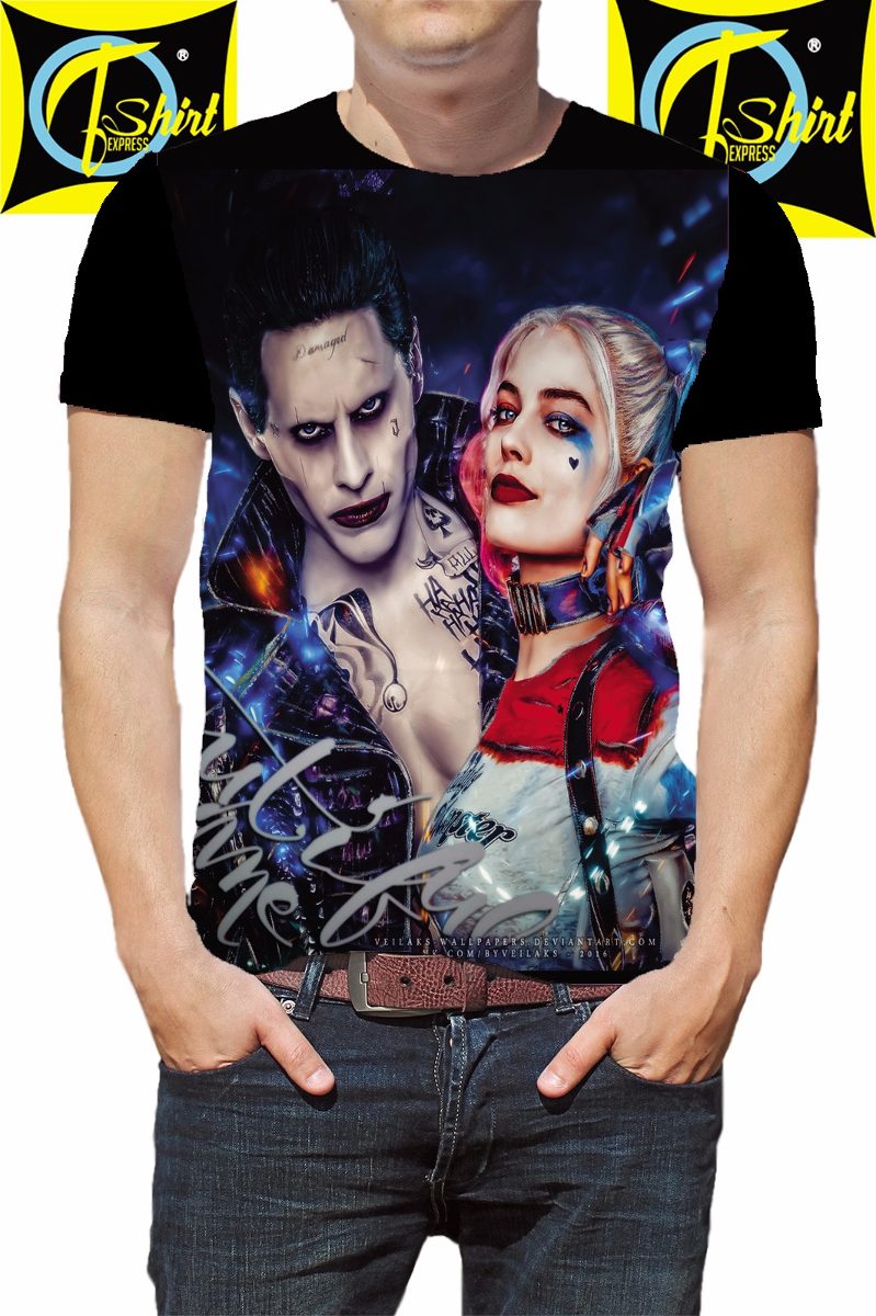 Camisa Camiseta Esquadrao Suicida Arlequina Coringa R 39 90 Em Camisa Camiseta Esquadrao Suicida Arlequina Coringa R 39 90 Em