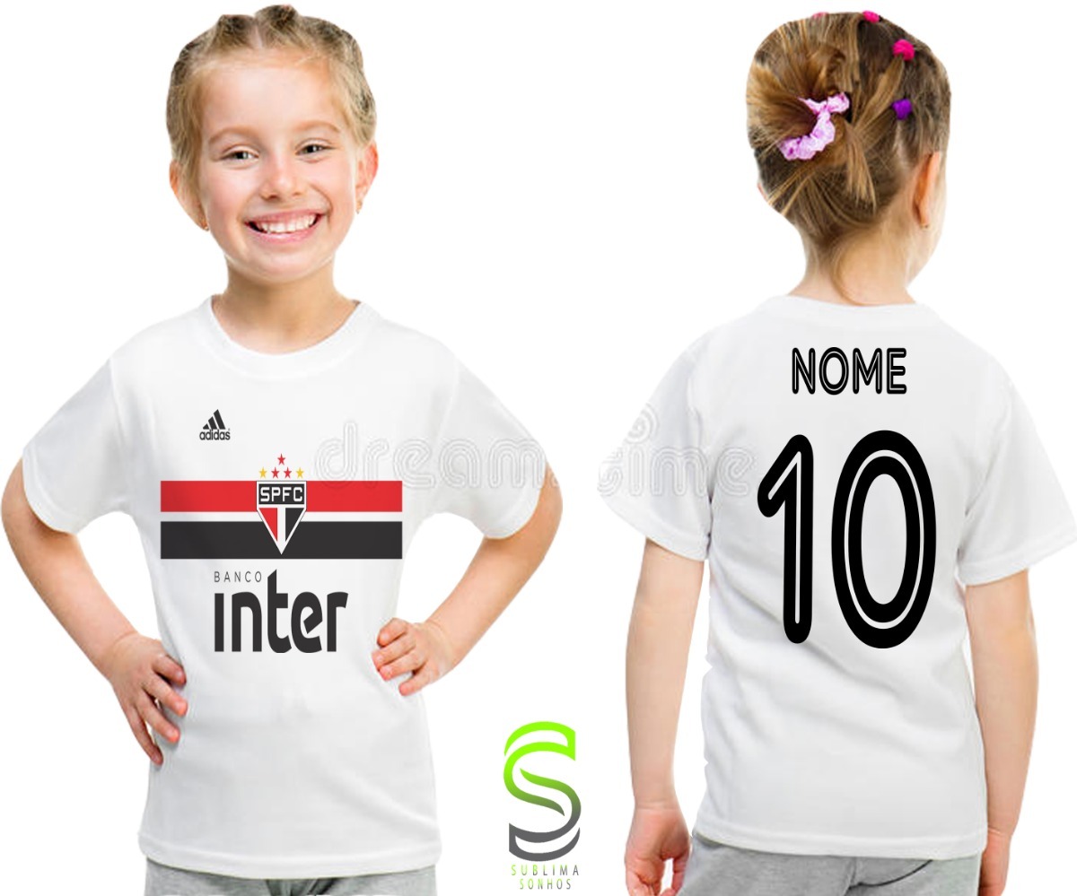 camisa infantil do são paulo