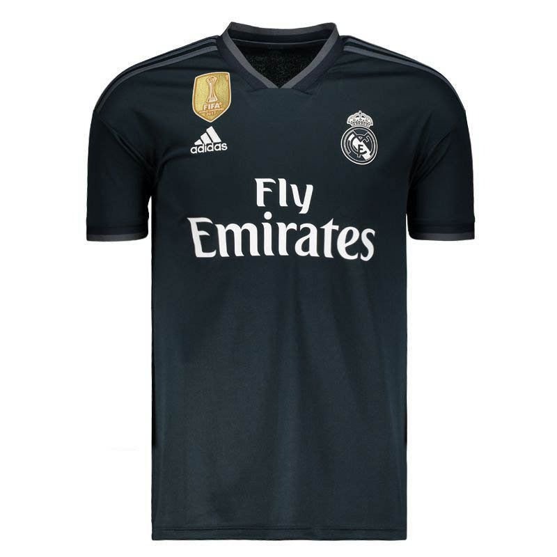 Camisa Camiseta Real Madrid Nova 2018 Patch Fifa Promoção ...