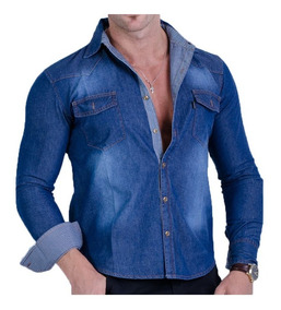 camisas de jeans para hombre