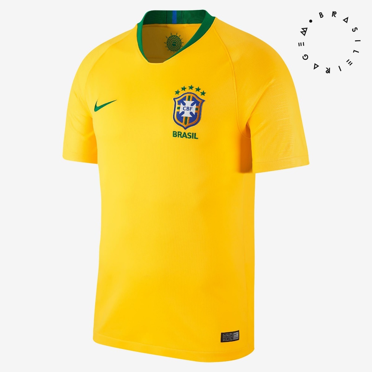 Camisa Do Brasil Seleção Brasileira Amarela Original ...