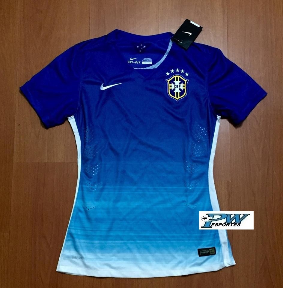 Camisa Feminina Da Seleção Brasileira - R$ 129,00 em ...