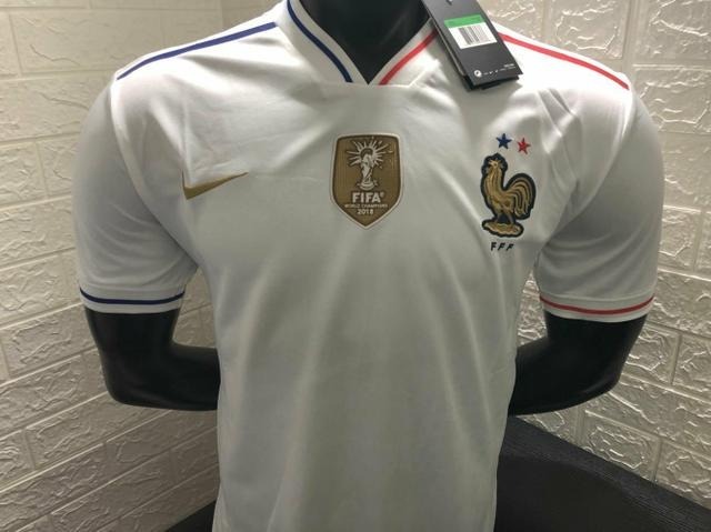 Camisa Da França Original Nova Seleção Francesa Branca ...