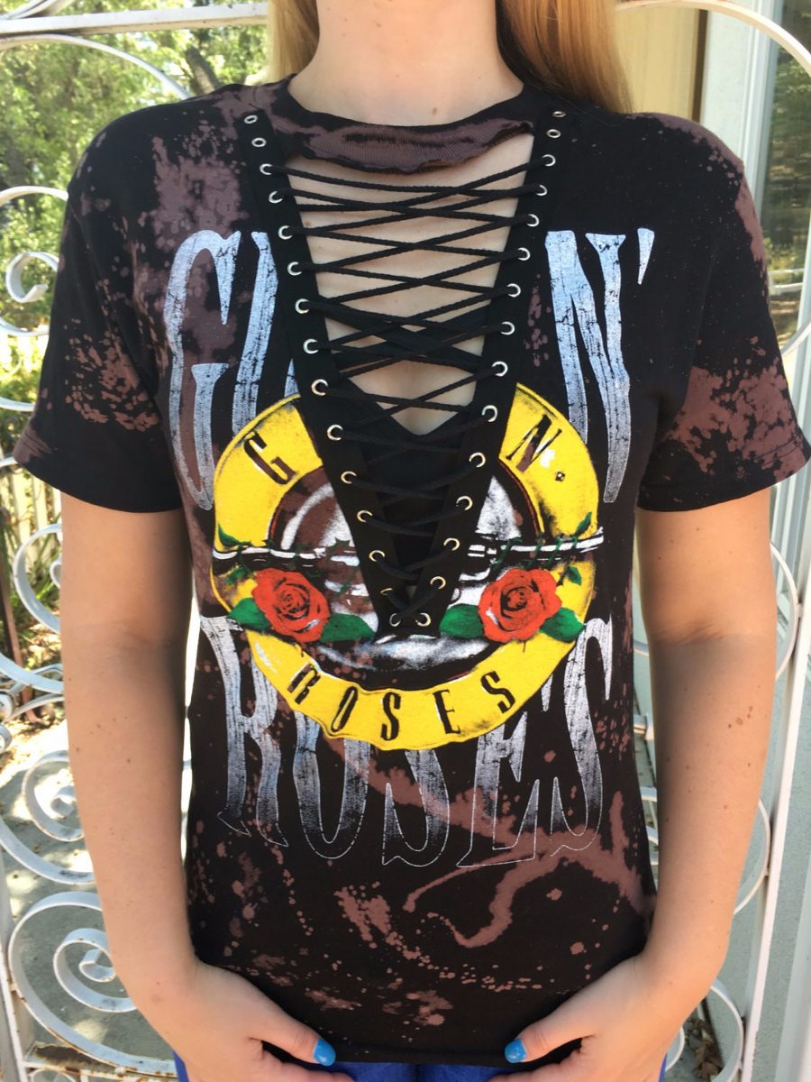 Playeras De Guns And Roses Para Mujer Camisa Guns N` Roses Feminina - Importada (leia O Anúncio) - R$ 100,00