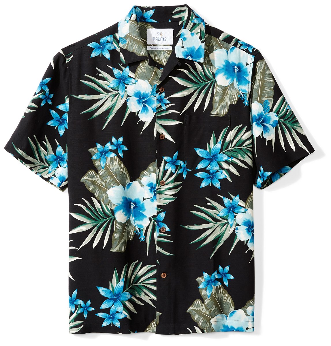 dress-shirts Mujer Marca 28 Palms Camisa Hawaiana Tropical 100/% Seda