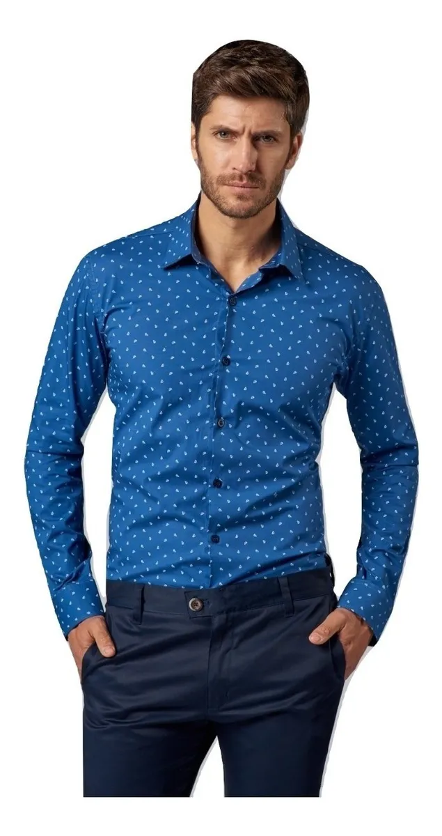 camisa de hombre entallada