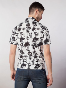 camisa de palmeras hombre