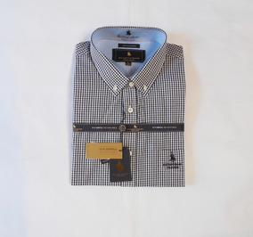 Camisa Hombre Ml Cuadros Splendor Red navy Oxford Polo Club Camisa Hombre Ml Cuadros Splendor Red navy Oxford Polo Club