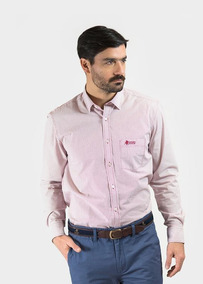 Camisa Hombre Ml Cuadros Splendor Red navy Oxford Polo Club Camisa Hombre Ml Cuadros Splendor Red navy Oxford Polo Club
